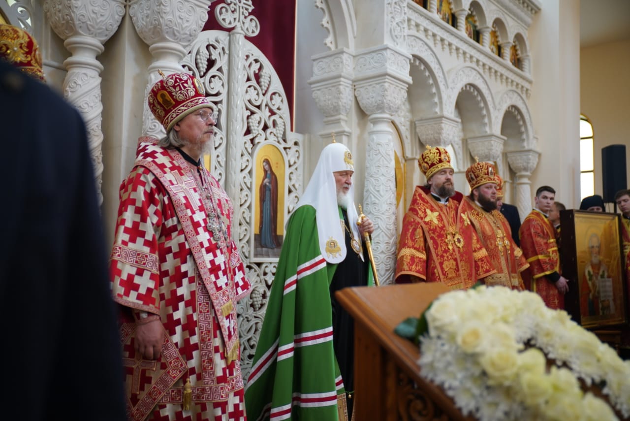 Святейший Патриарх Кирилл в Москве