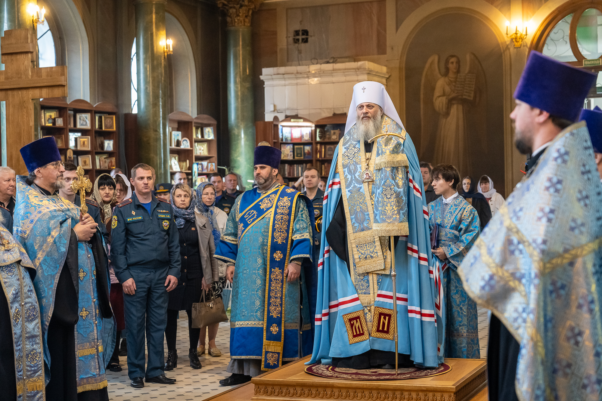 Празднование в честь иконы Божией Матери «Неопалимая Купина»: сотрудники МЧС и региональных организаций ...
